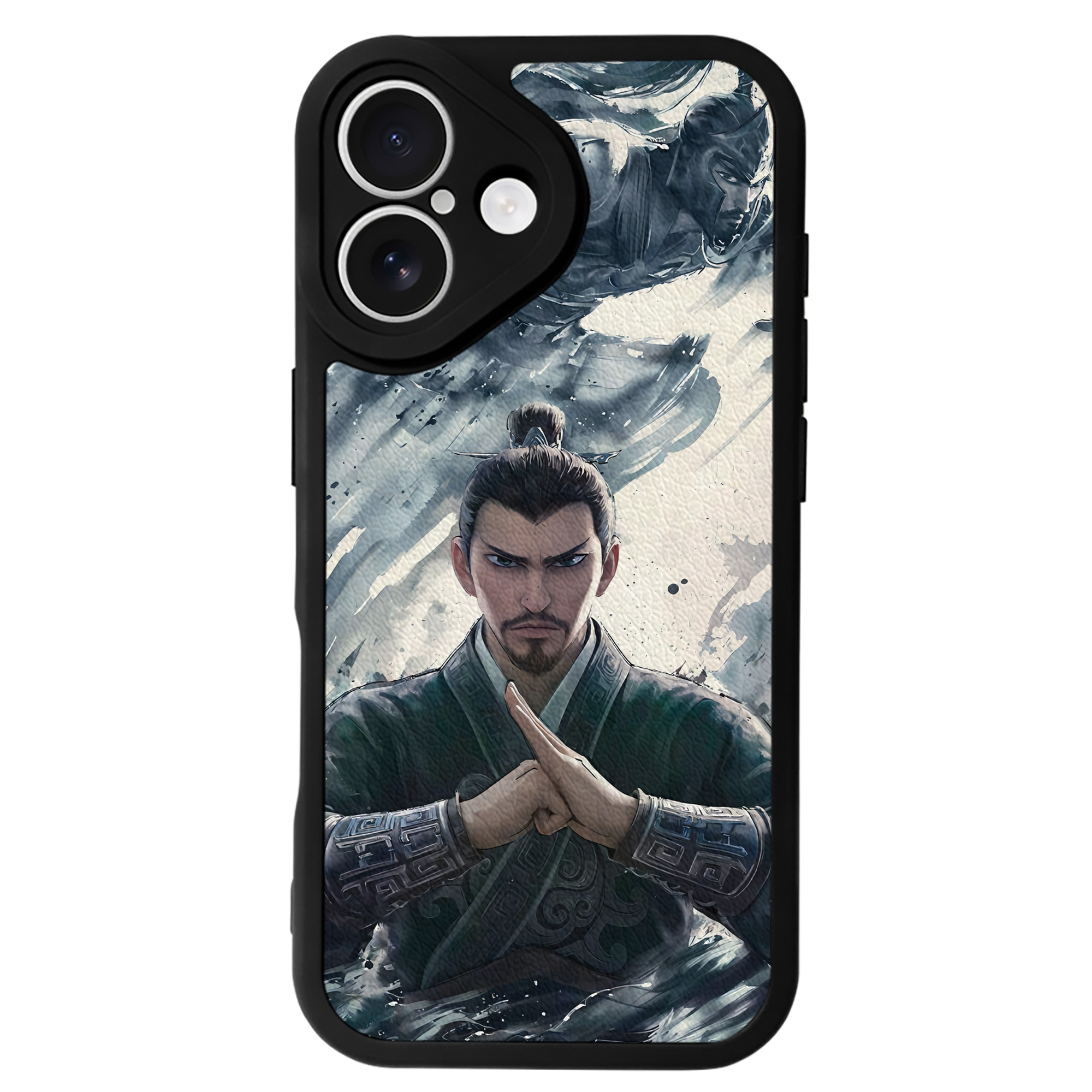 （画像用） Ne Zha 2 ナタ 魔童の大暴れ 【iPhone 16シリーズ対応】シリコンスマホケース（レザー調） 材質：シリコン
